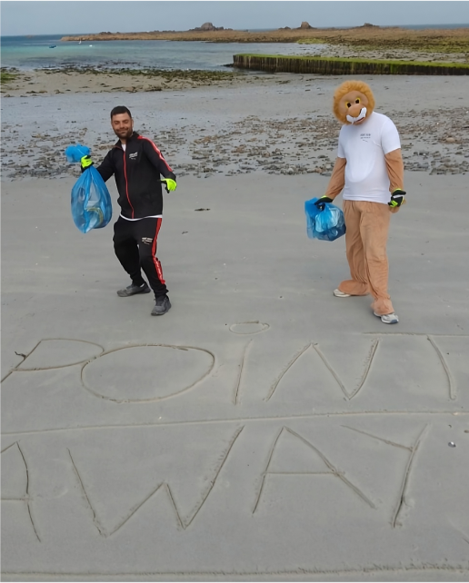 Point Away Cleaning Guerneys Beaches